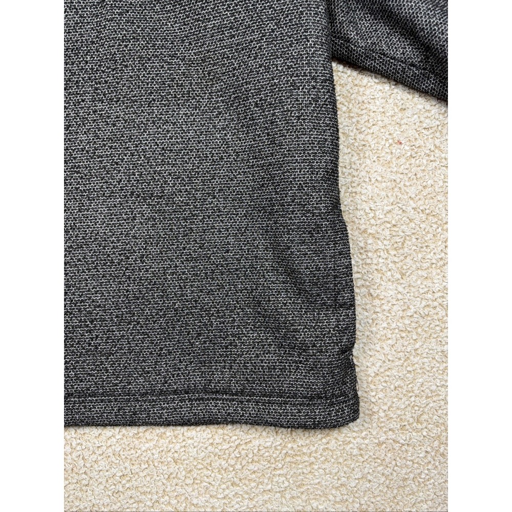 Orvis Men's 1/4 Zip Sherpa Fleece Lined Pullover Sweatshirt Men's L Black White - Picture 2 of 11